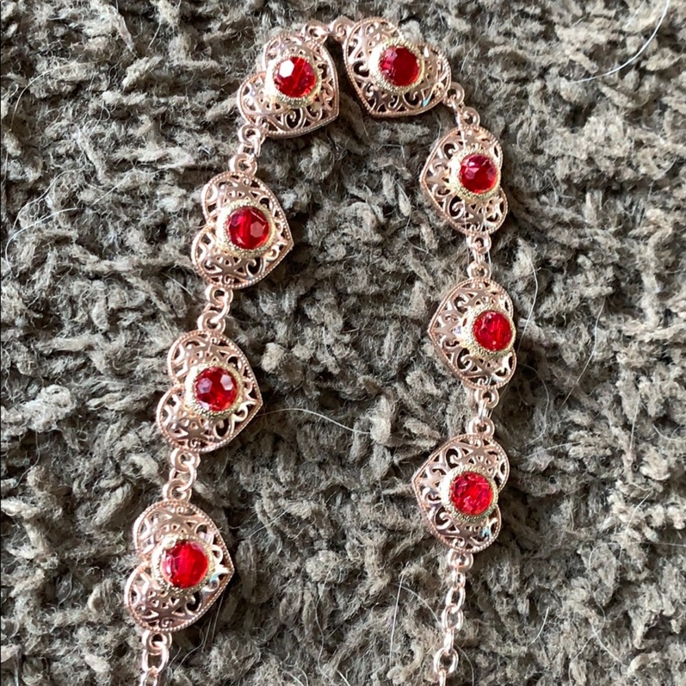 Handmade heart necklace